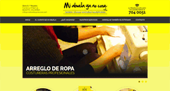 Desktop Screenshot of miabuelayanocose.com